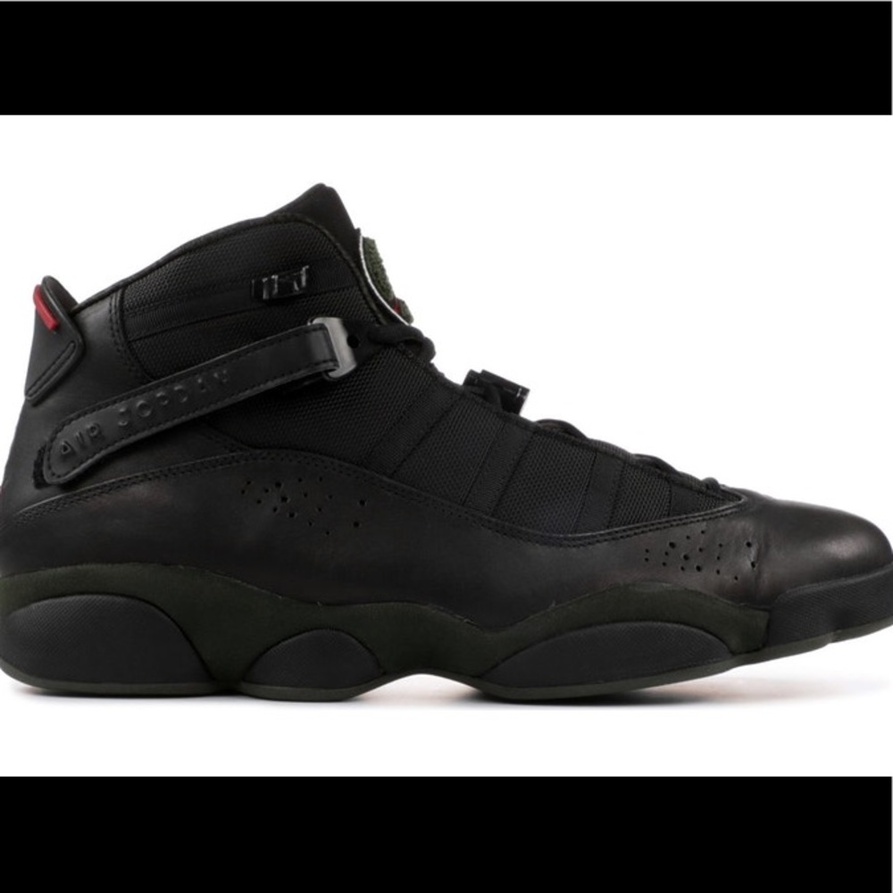 Jordan Six Rings Black Dark Army